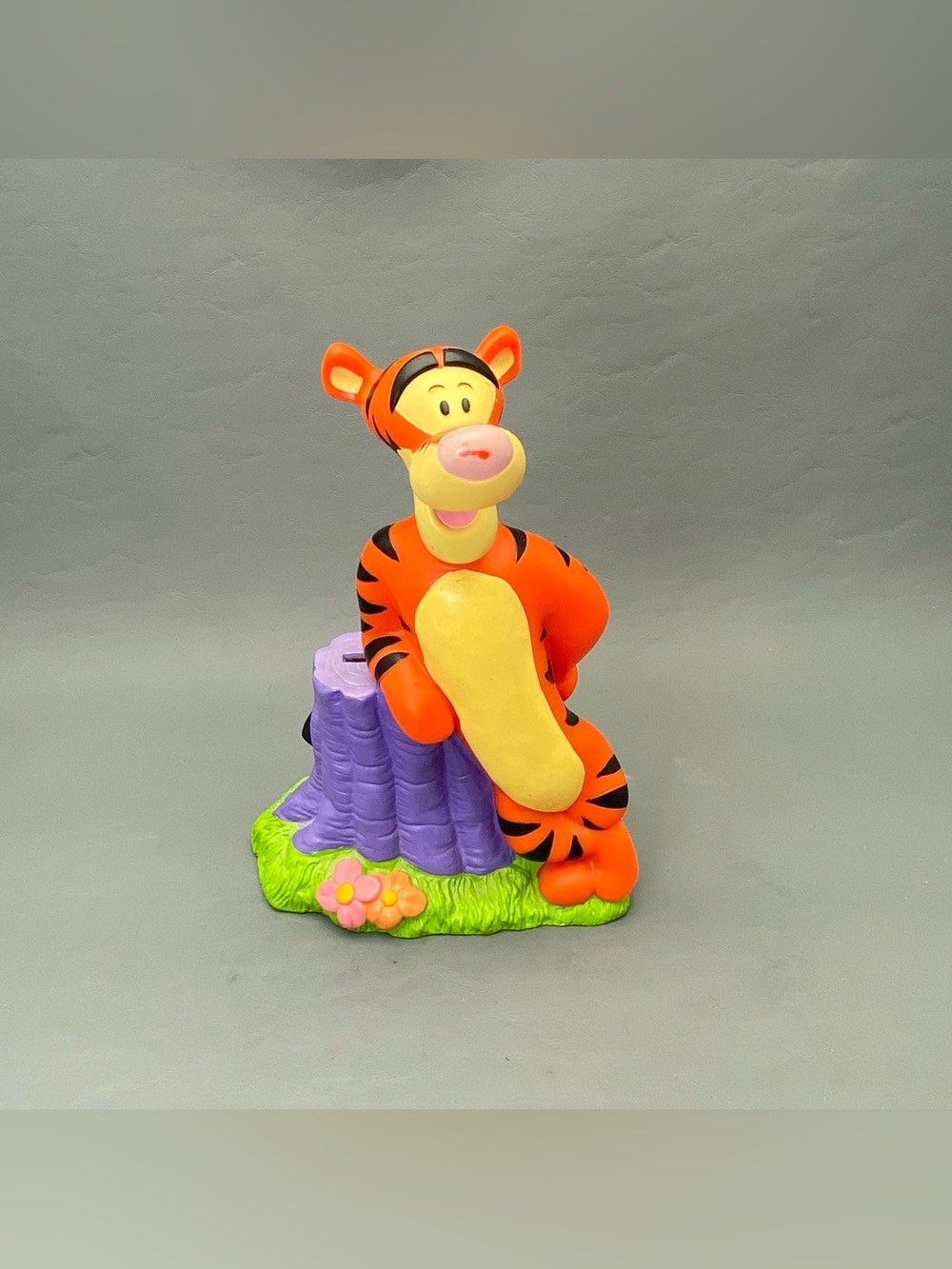 Disney Tigger Coin Bank Winnie The Pooh Vinyl Hard Plastic